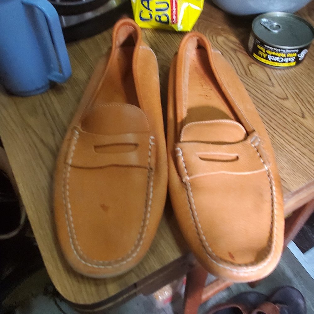 SIZE 13 "SWAMP" LOAFER. DRIVING SHOES